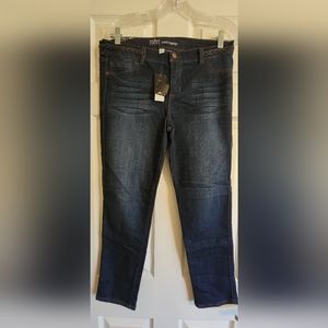 NY&C dark wash ankle jeggings